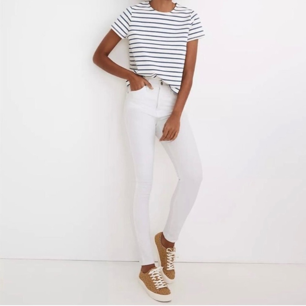 Madewell White 10 inch High Rise Skinny Jean - Size 29